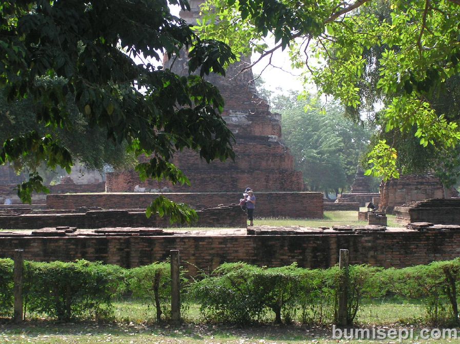 One of the ancient ruins in Ayutthaya